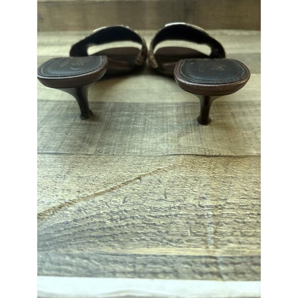 Donald J Pliner Kim Leopard Print Slide Size 8 1/2 M - Picture 5 of 8